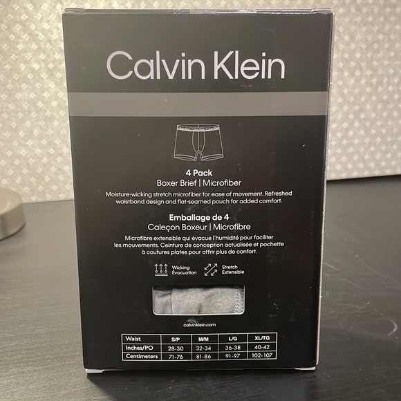 🆕Calvin Klein boxer brief | Microfiber x4 - Picture 2 of 2